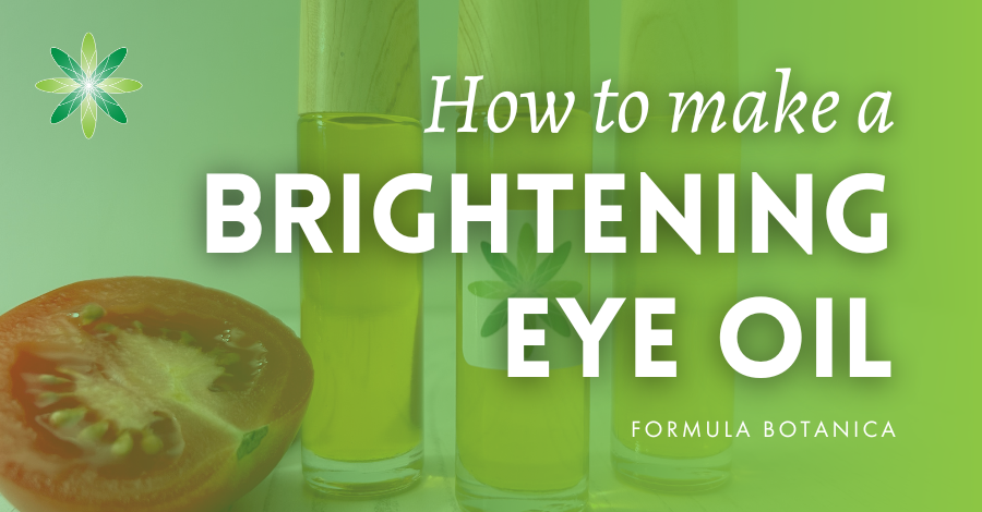 How to make a brightening cacay under-eye oil